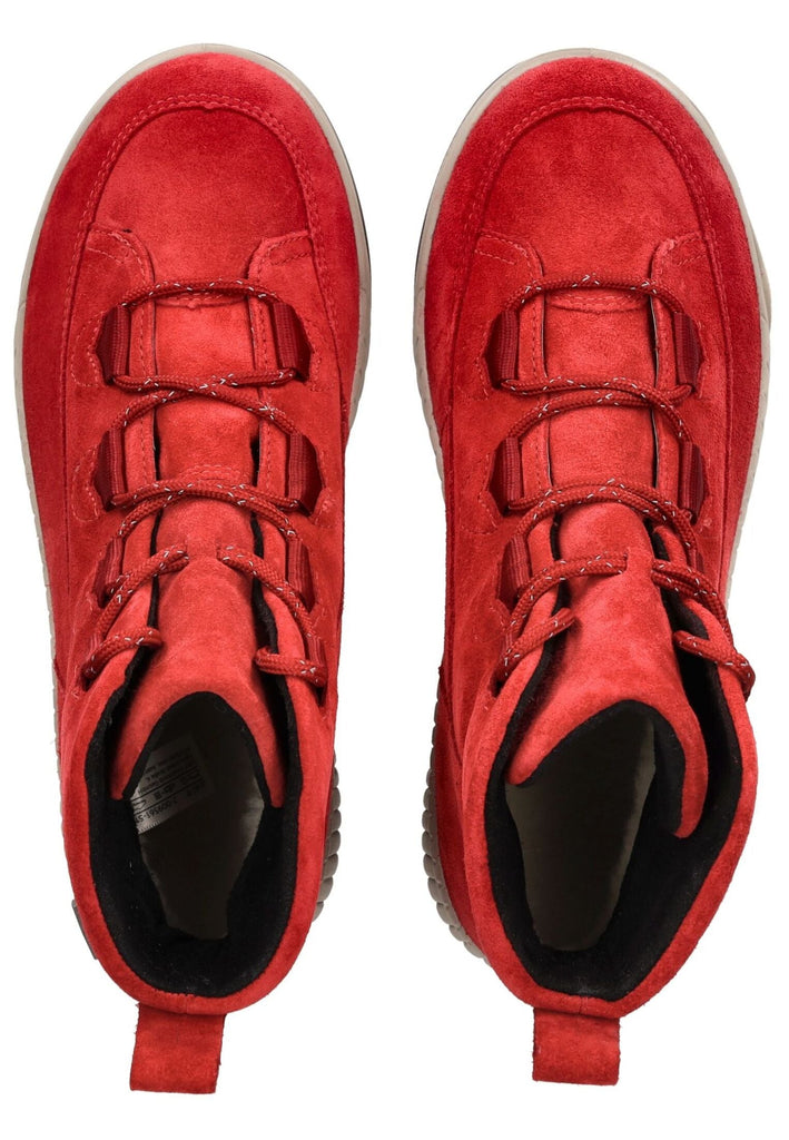 Legero Stiefelette Veloursleder Hellrot