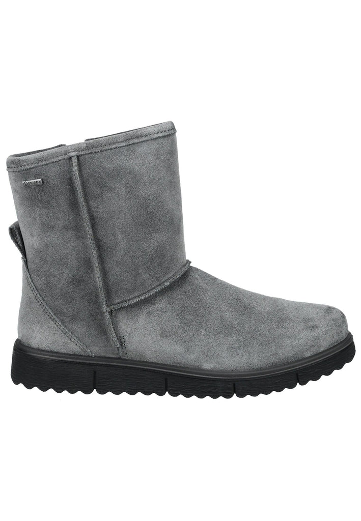 Legero Stiefelette Veloursleder Mittelgrau Warmfutter
