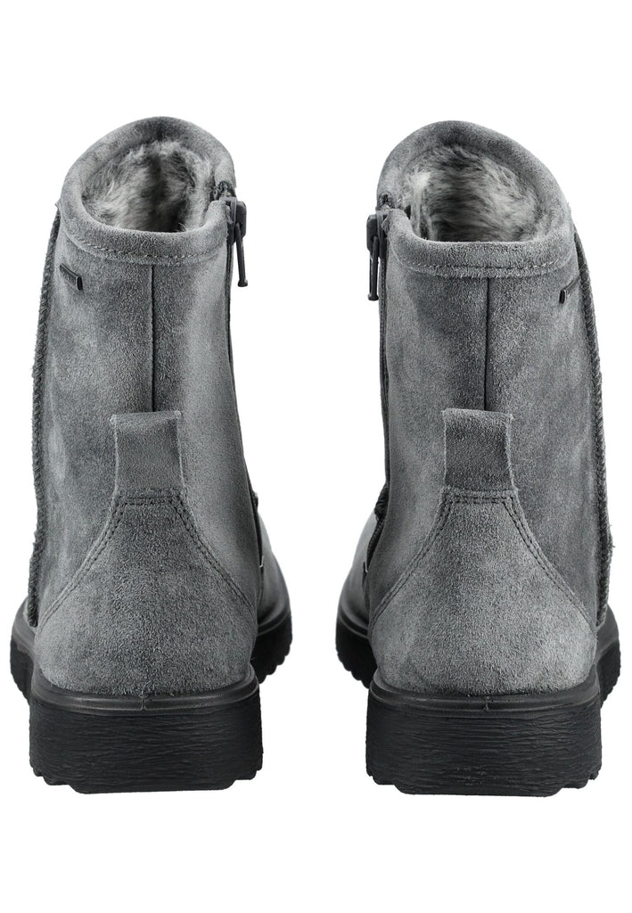 Legero Stiefelette Veloursleder Mittelgrau Warmfutter