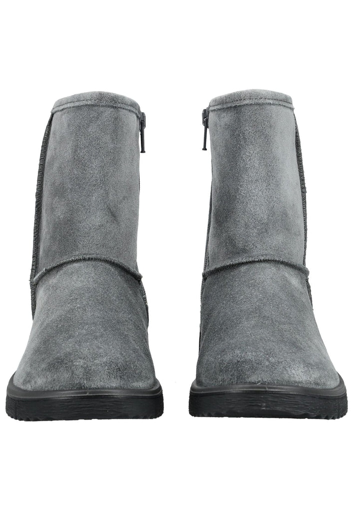 Legero Stiefelette Veloursleder Mittelgrau Warmfutter