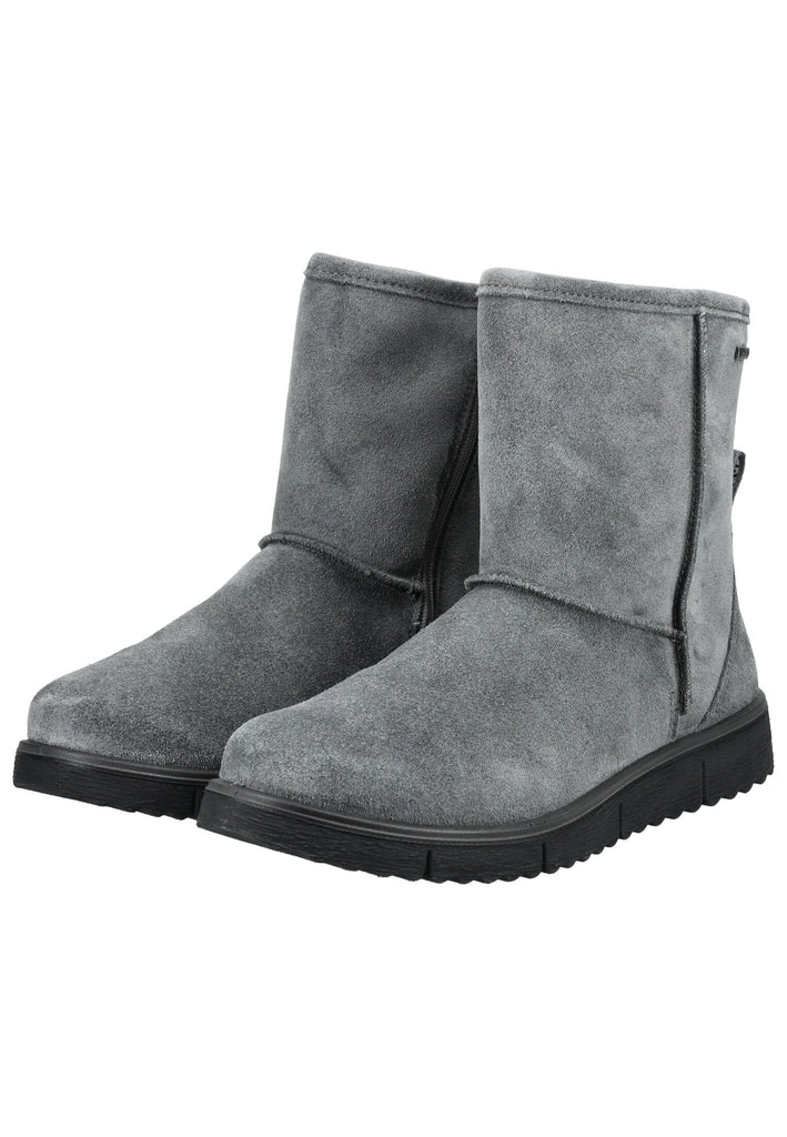 Legero Stiefelette Veloursleder Mittelgrau Warmfutter