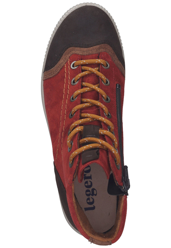 Legero Stiefelette Veloursleder Rot