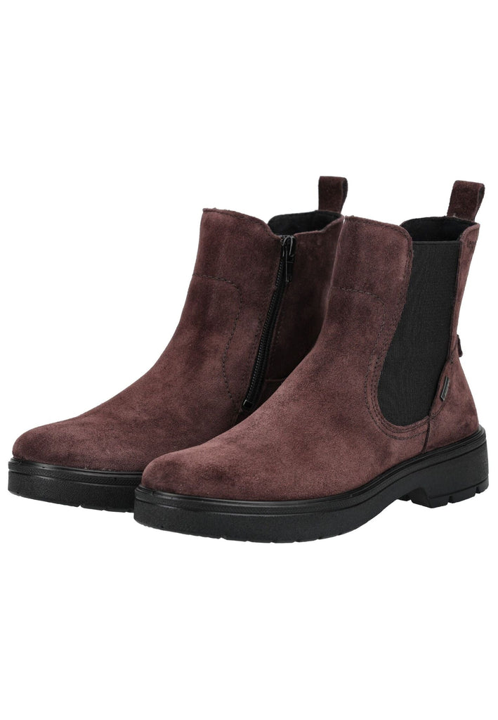 Legero Stiefelette Veloursleder Rot