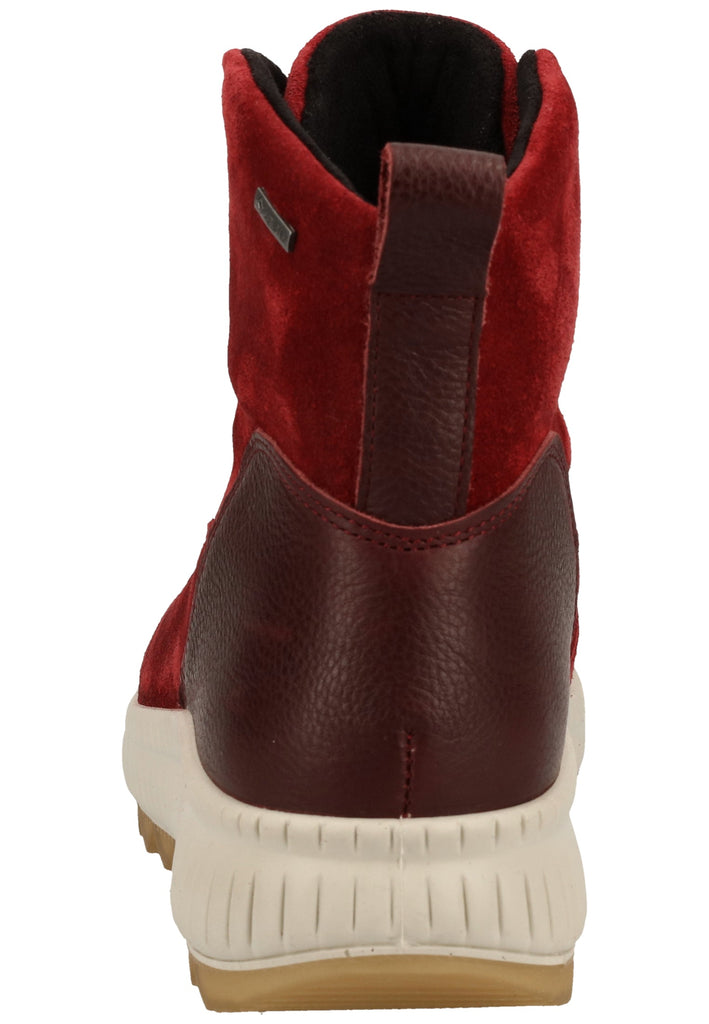 Legero Stiefelette Veloursleder Rot Warmfutter