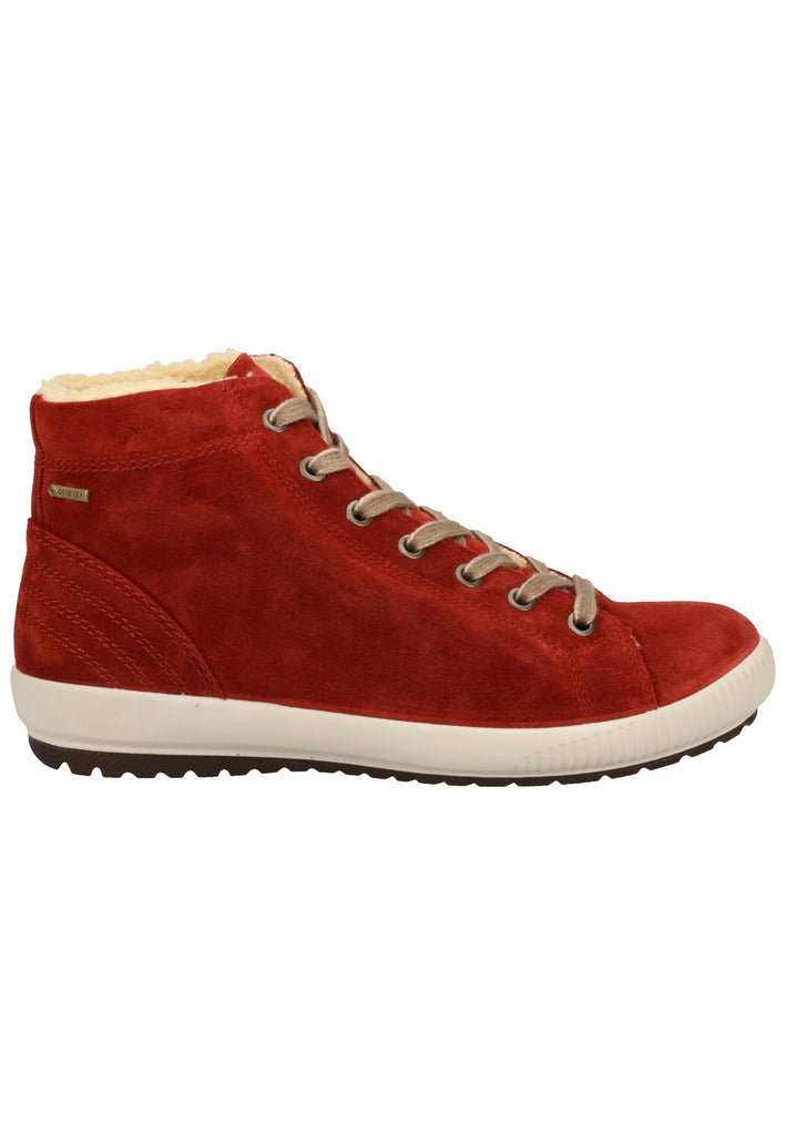 Legero Stiefelette Veloursleder Rot Warmfutter