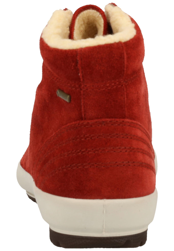 Legero Stiefelette Veloursleder Rot Warmfutter