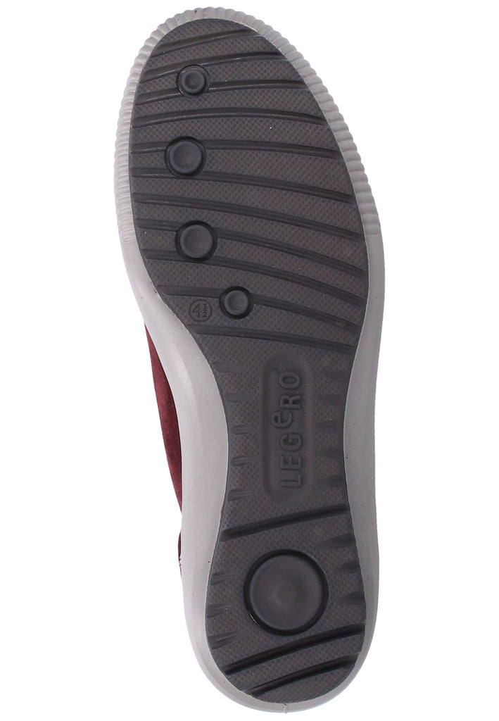 Legero Stiefelette Veloursleder Rot Warmfutter