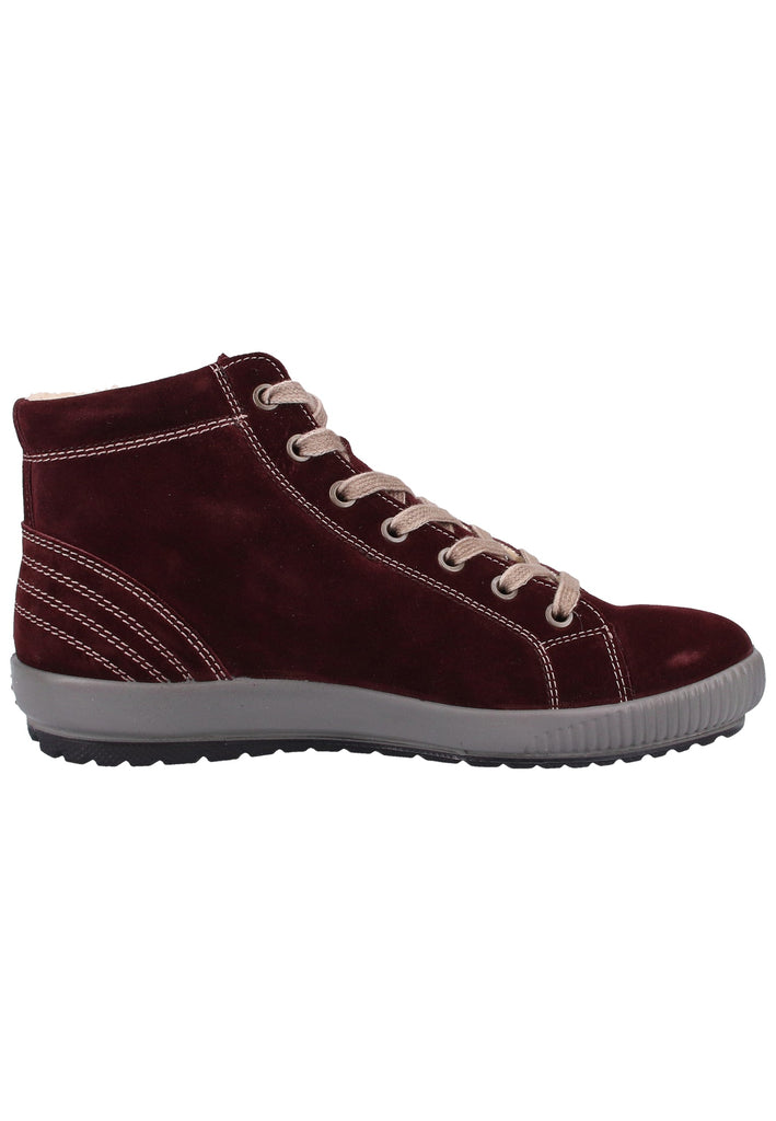 Legero Stiefelette Veloursleder Rot Warmfutter