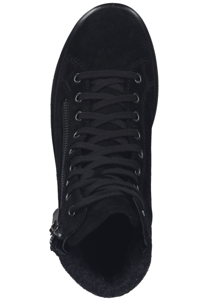 Legero Stiefelette Veloursleder Schwarz Warmfutter