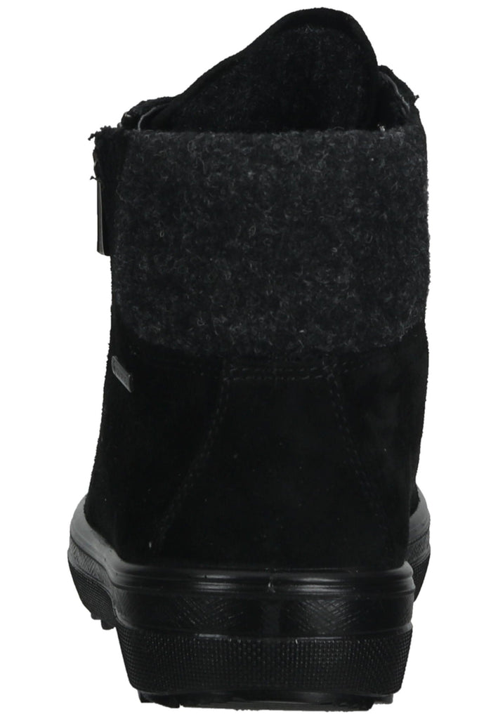 Legero Stiefelette Veloursleder Schwarz Warmfutter