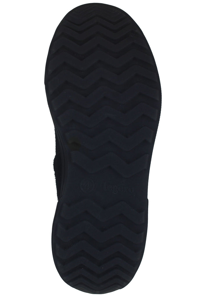 Legero Stiefelette Veloursleder Schwarz Warmfutter