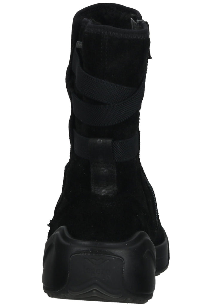 Legero Stiefelette Veloursleder Schwarz Warmfutter