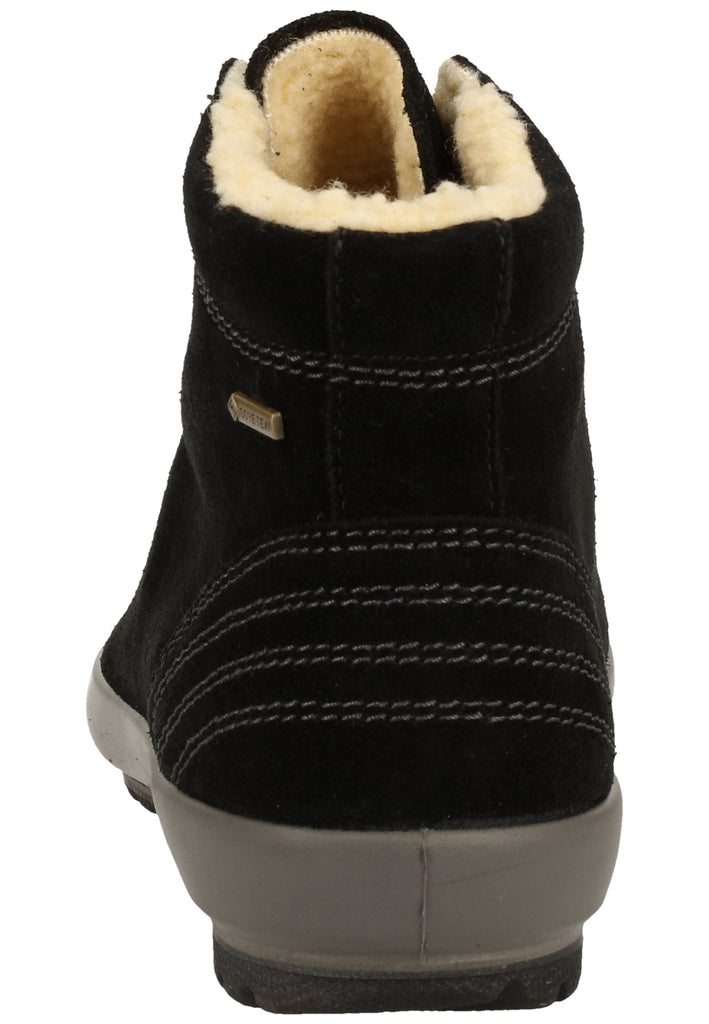 Legero Stiefelette Veloursleder Schwarz Warmfutter