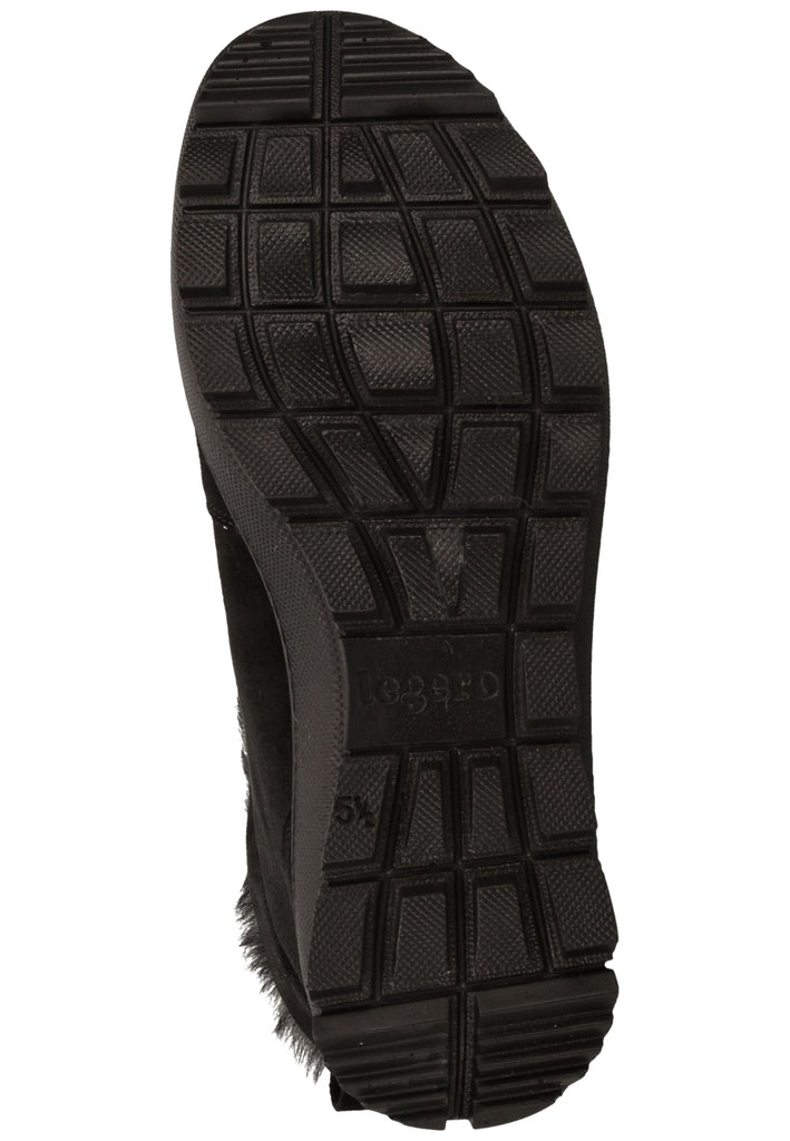 Legero Stiefelette Veloursleder Schwarz Warmfutter