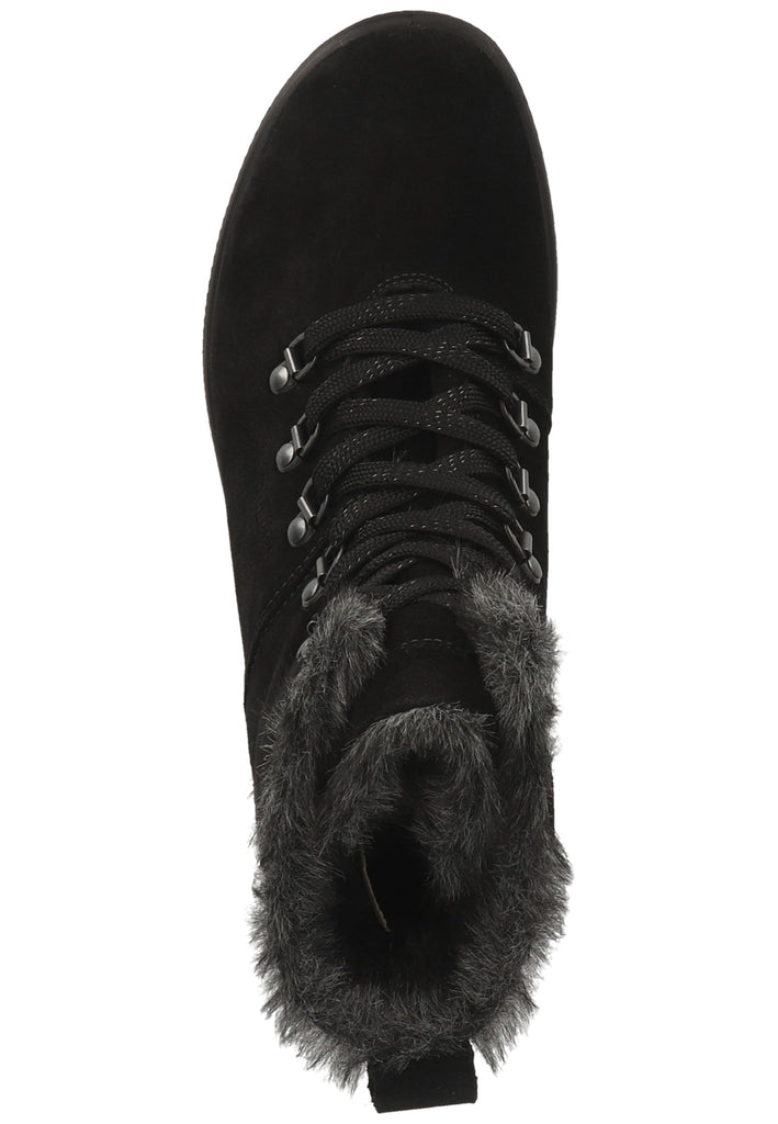 Legero Stiefelette Veloursleder Schwarz Warmfutter