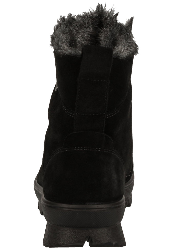Legero Stiefelette Veloursleder Schwarz Warmfutter