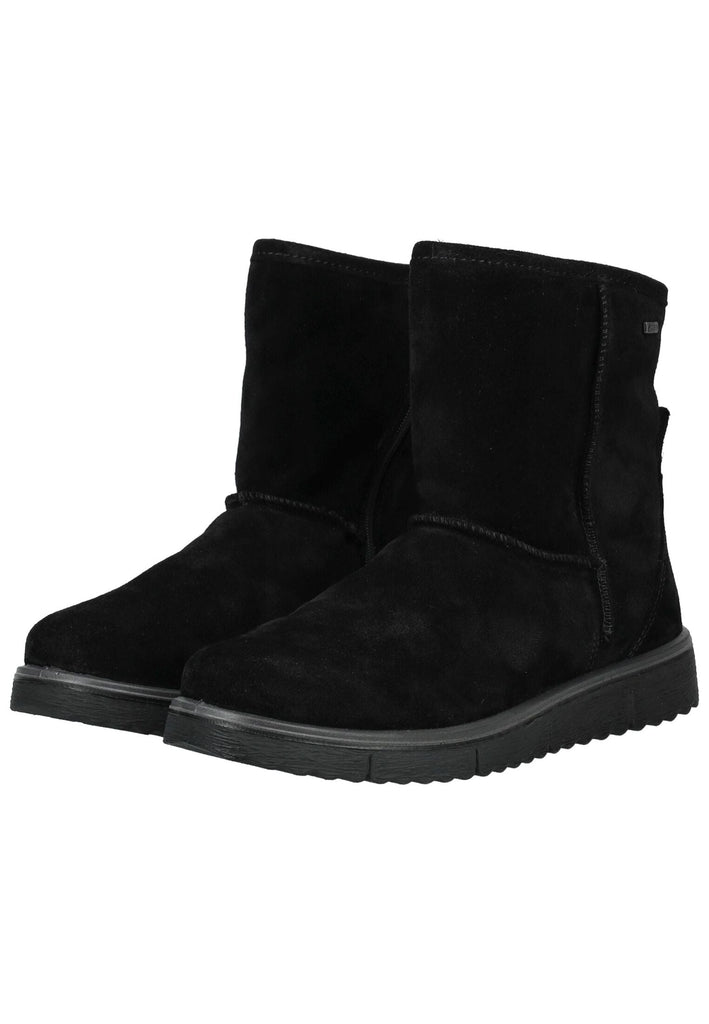 Legero Stiefelette Veloursleder Schwarz Warmfutter