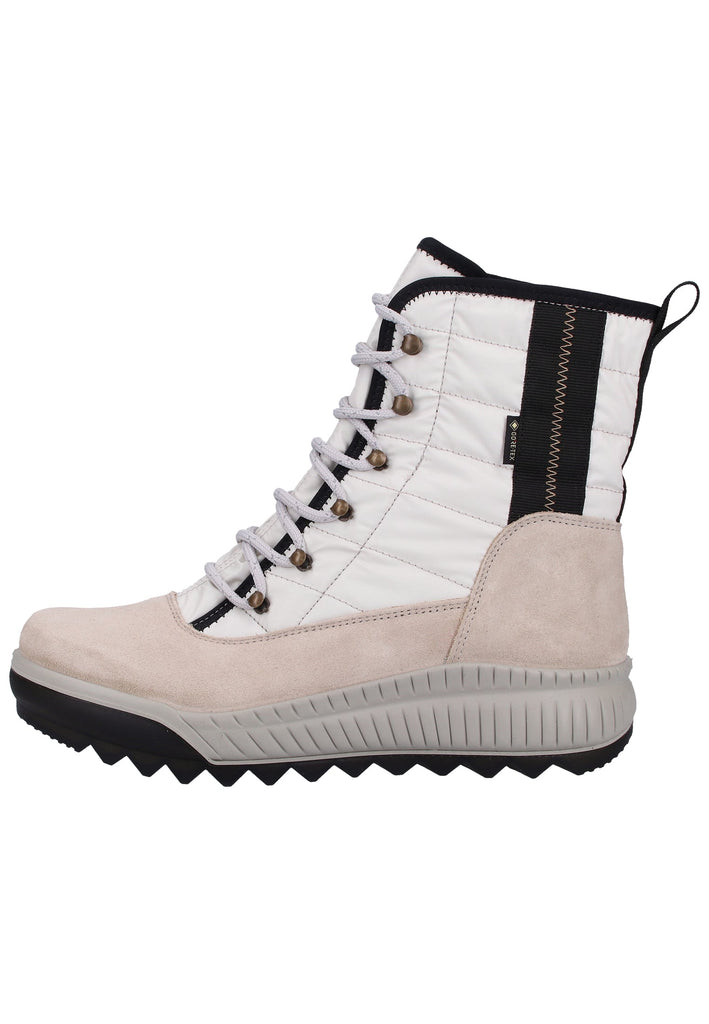 Legero Stiefelette Veloursleder/Textil Beige Warmfutter