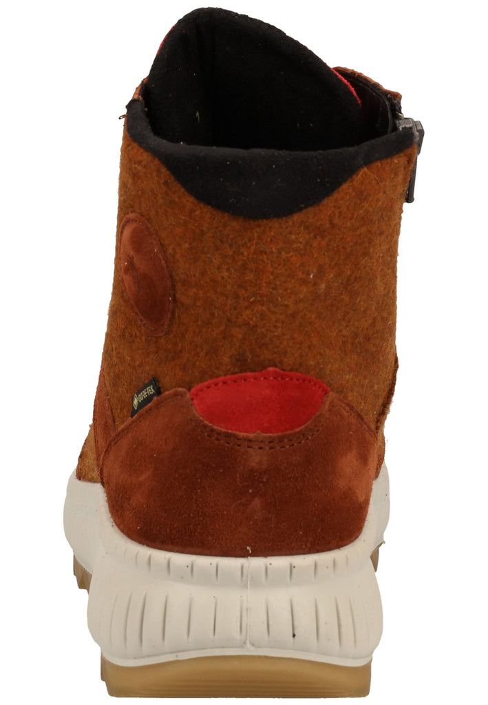 Legero Stiefelette Veloursleder/Textil Cognac