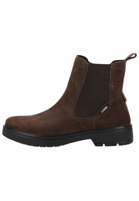 Legero Stiefelette Veloursleder/Textil Dunkelbraun