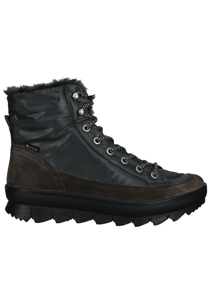Legero Stiefelette Veloursleder/Textil Grau Warmfutter