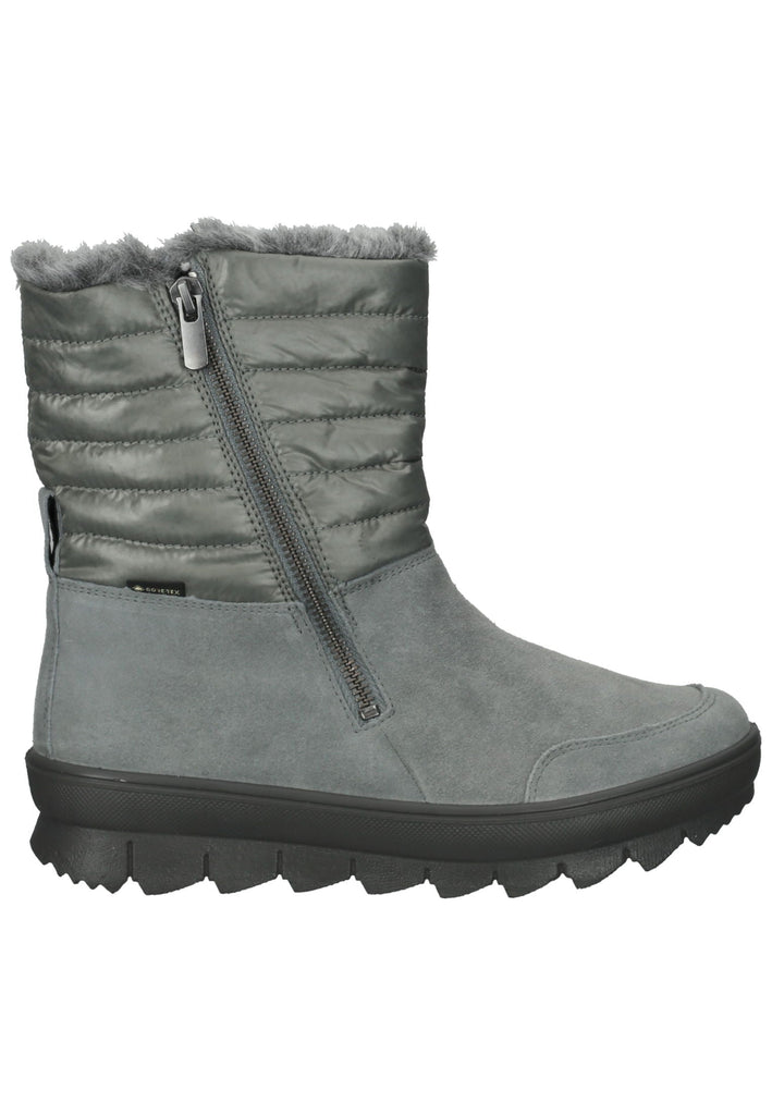 Legero Stiefelette Veloursleder/Textil Grau Warmfutter