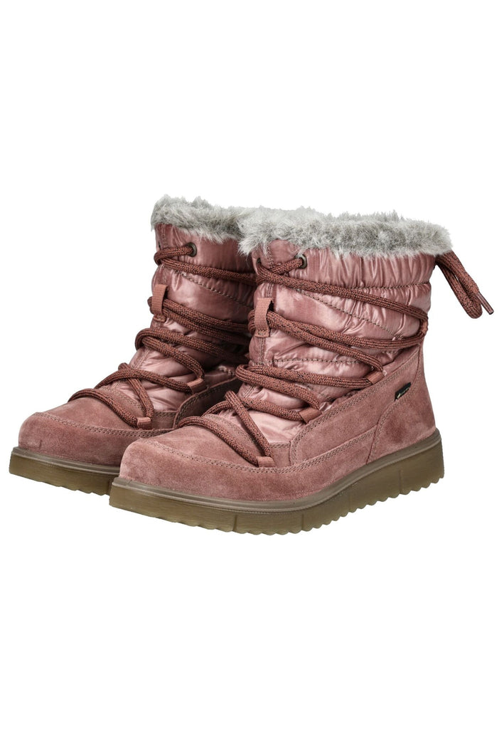 Legero Stiefelette Veloursleder/Textil Hellrot Warmfutter