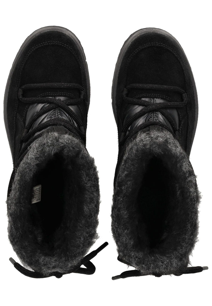 Legero Stiefelette Veloursleder/Textil Schwarz Warmfutter