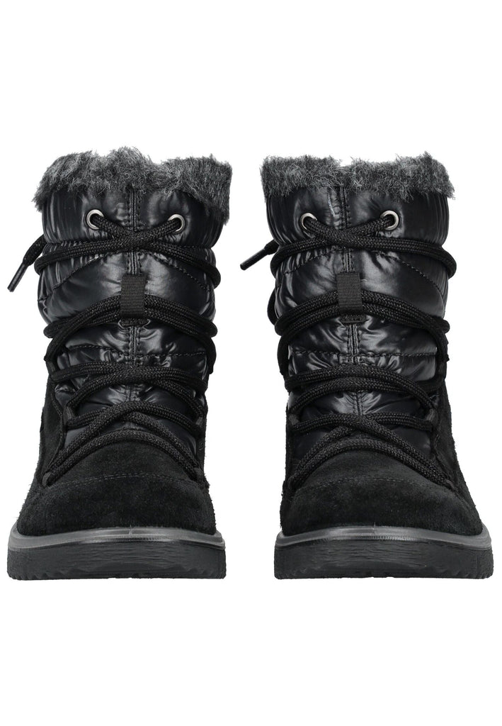 Legero Stiefelette Veloursleder/Textil Schwarz Warmfutter