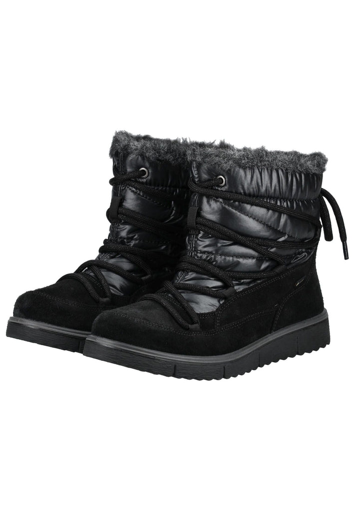 Legero Stiefelette Veloursleder/Textil Schwarz Warmfutter