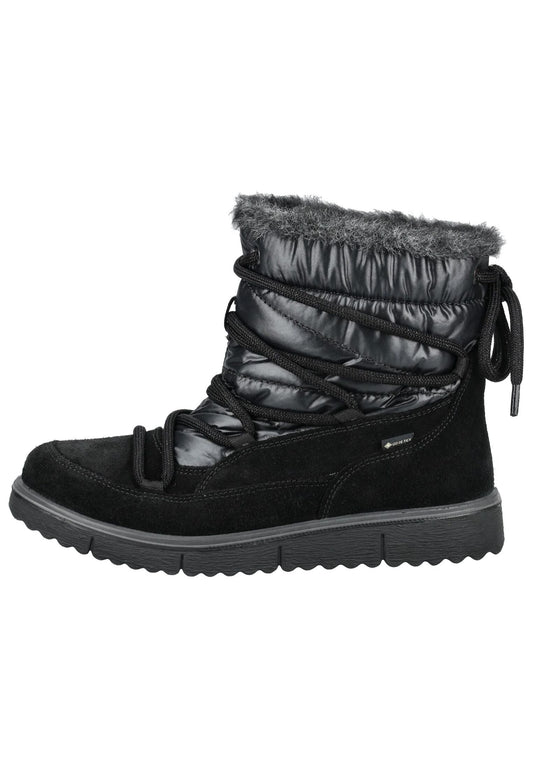 Legero Stiefelette Veloursleder/Textil Schwarz Warmfutter