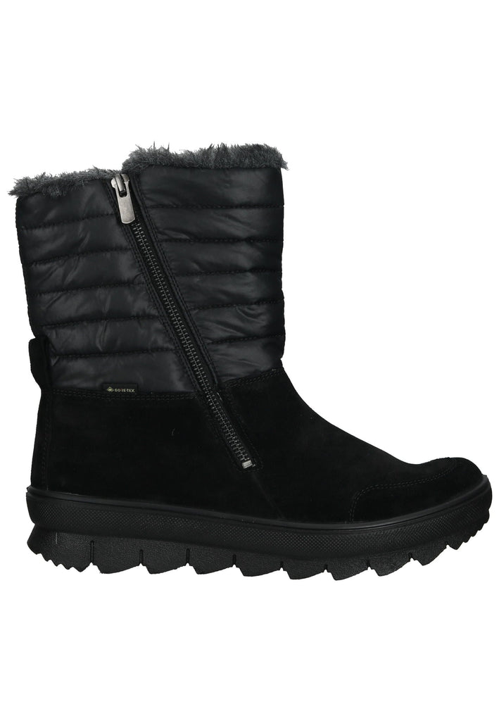 Legero Stiefelette Veloursleder/Textil Schwarz Warmfutter