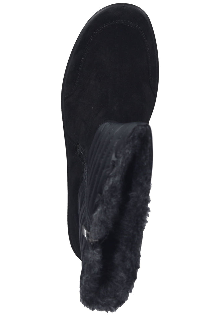 Legero Stiefelette Veloursleder/Textil Schwarz Warmfutter