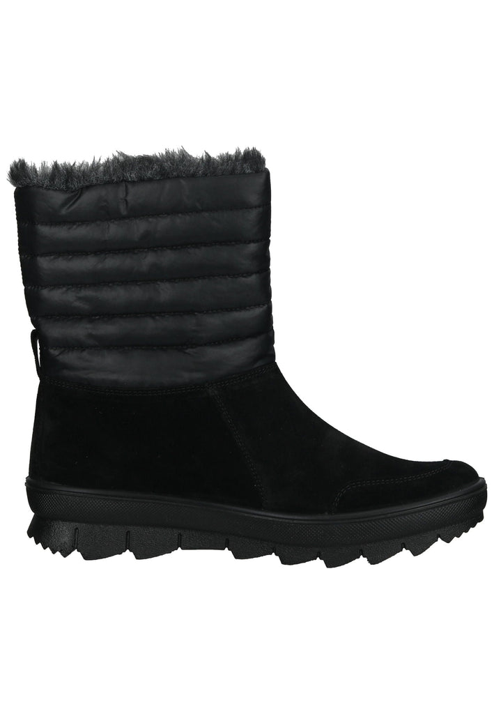 Legero Stiefelette Veloursleder/Textil Schwarz Warmfutter
