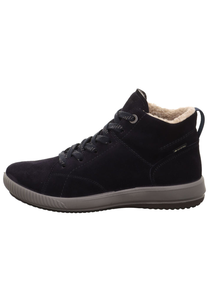 Stiefeletten Legero Stiefelette Leder Blau Warmfutter