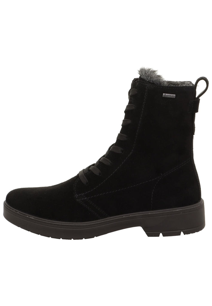 Stiefeletten Legero Stiefelette Leder Schwarz/Schwarz Warmfutter