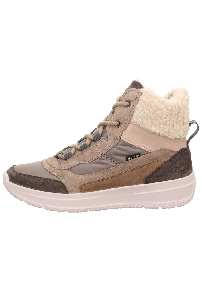 Stiefeletten Legero Stiefelette Leder/Textil Beige