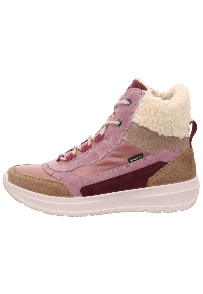 Stiefeletten Legero Stiefelette Leder/Textil Rosa