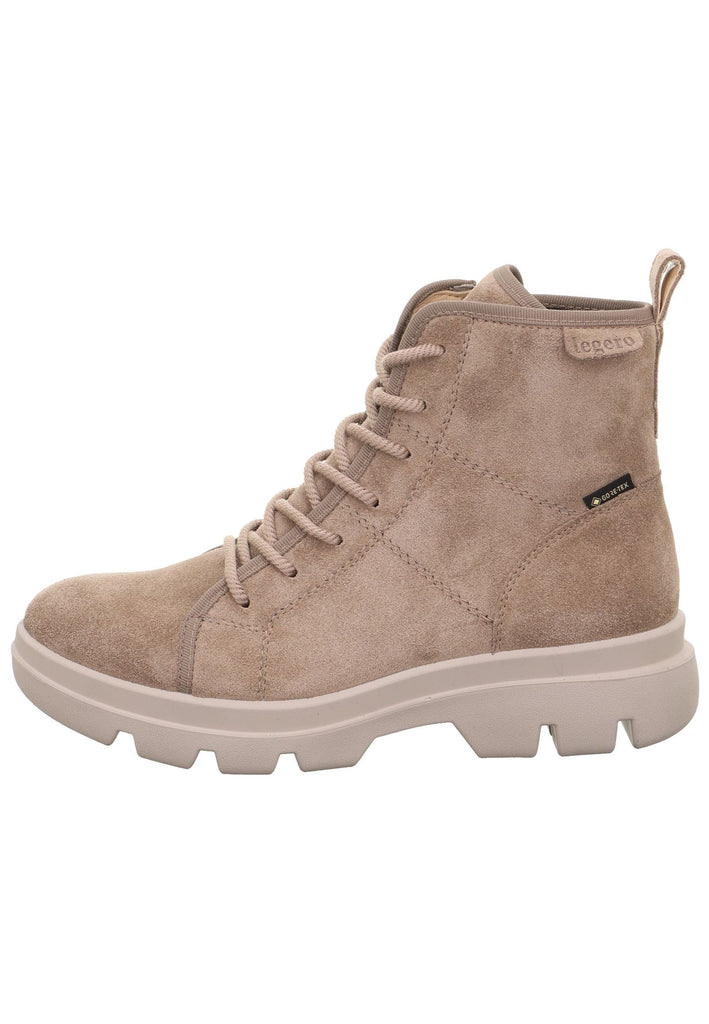 Stiefeletten Legero Stiefelette Veloursleder Beige