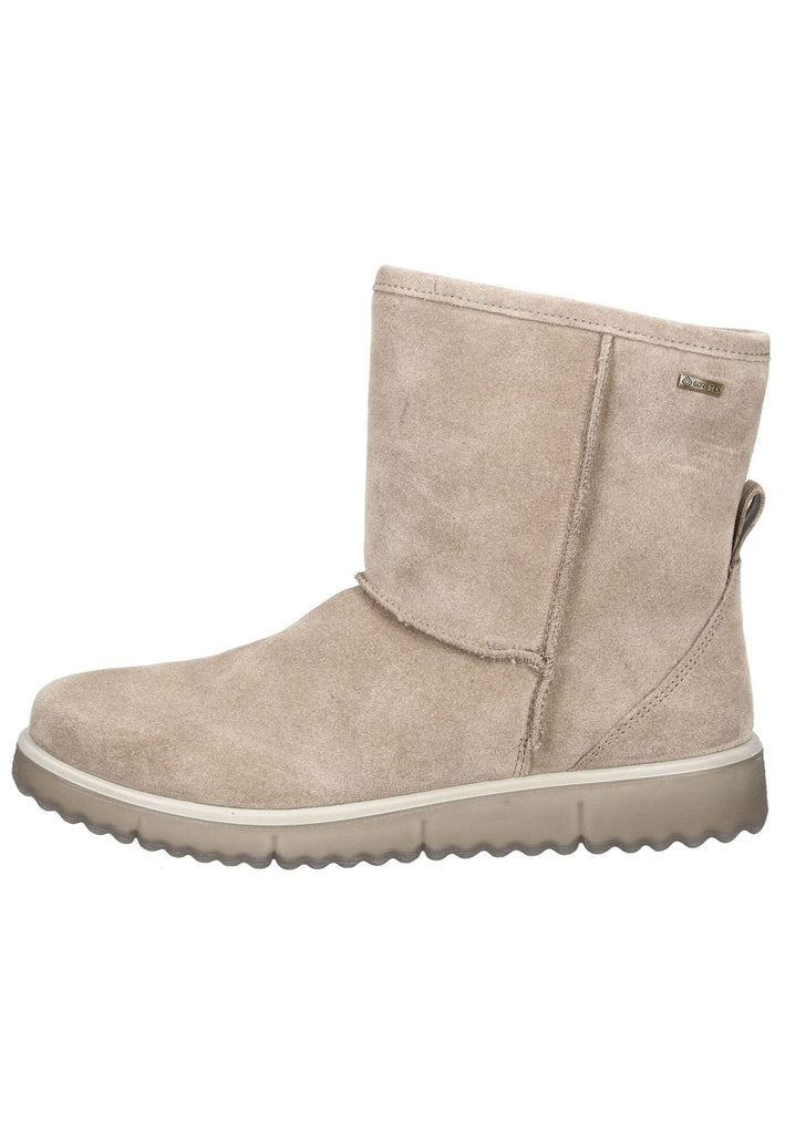Stiefeletten Legero Stiefelette Veloursleder Beige Warmfutter