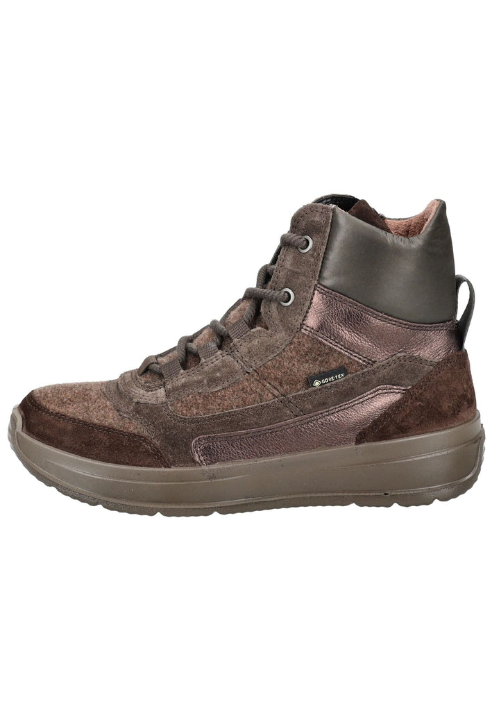 Stiefeletten Legero Stiefelette Veloursleder/Textil Braun Warmfutter