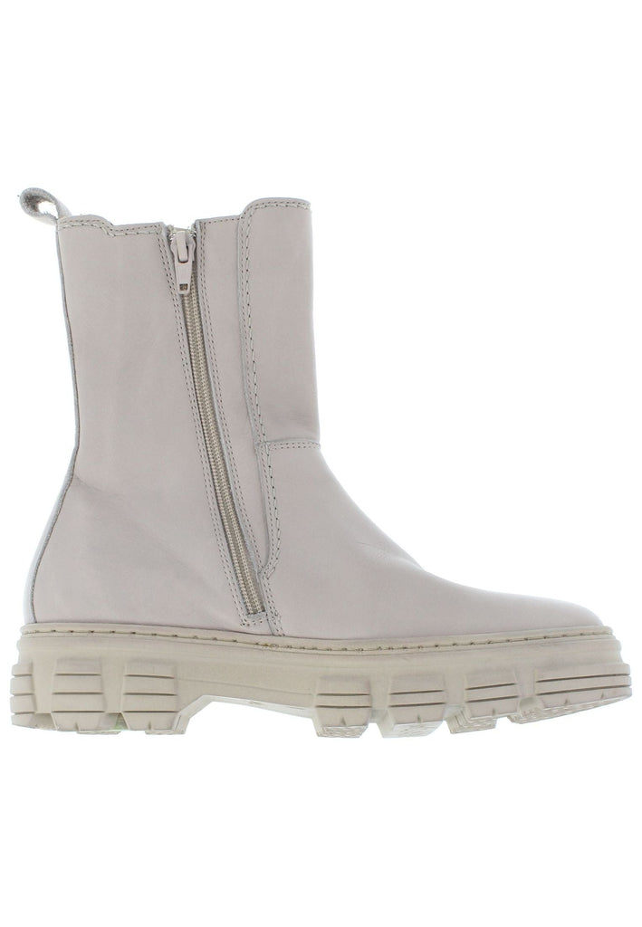 Libelle Stiefelette Leder/Textil Beige
