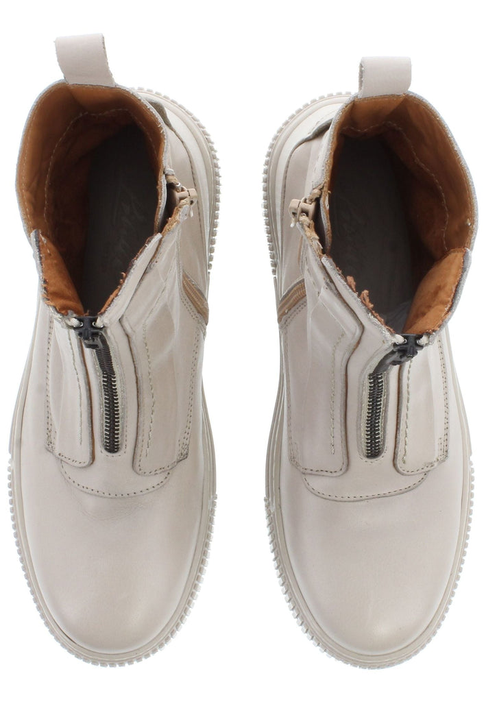 Libelle Stiefelette Leder/Textil Hellbeige