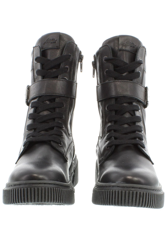 Libelle Stiefelette Nappaleder Schwarz