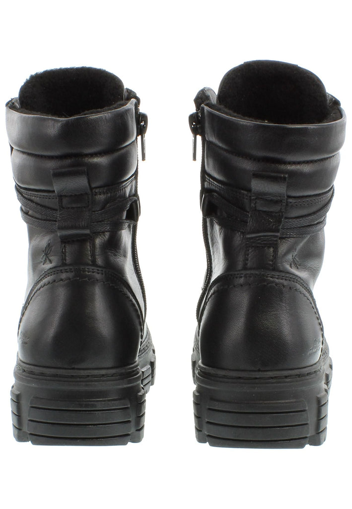 Libelle Stiefelette Nappaleder Schwarz Warmfutter