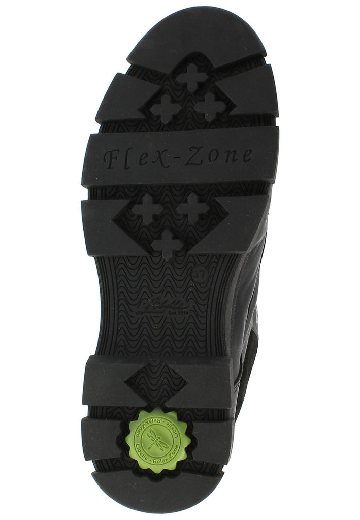 Libelle Stiefelette Nappaleder Schwarz Warmfutter