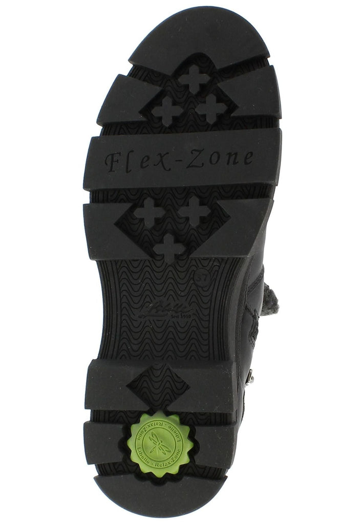 Libelle Stiefelette Nappaleder Schwarz Warmfutter