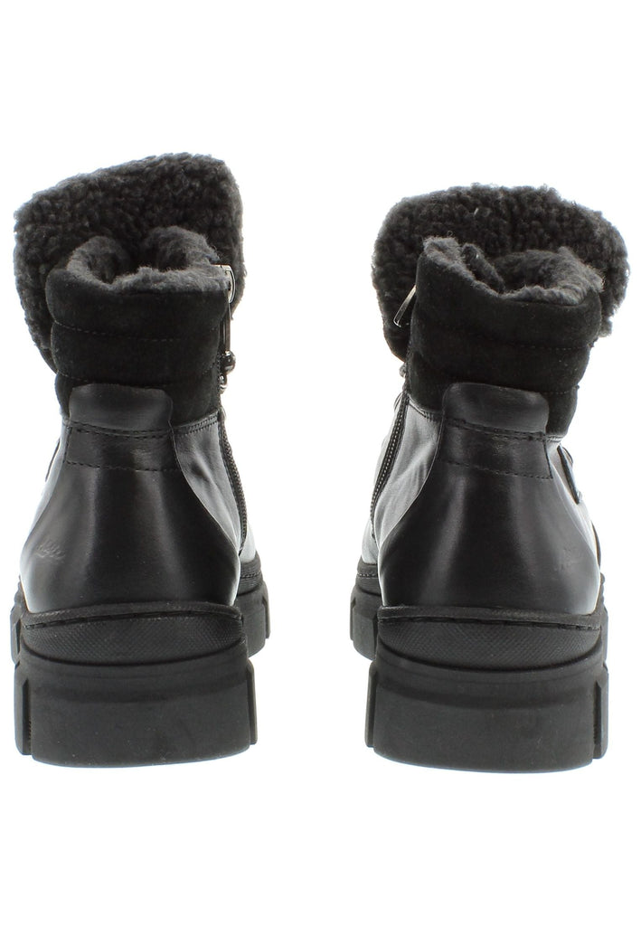 Libelle Stiefelette Nappaleder Schwarz Warmfutter