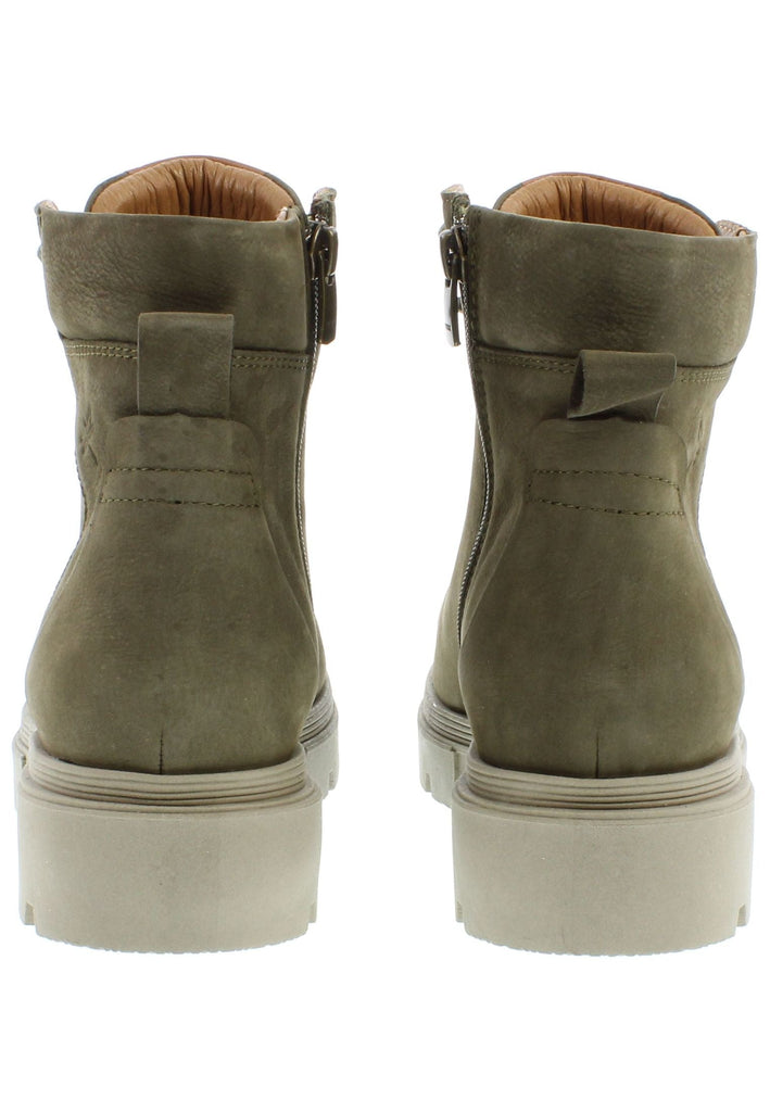 Libelle Stiefelette Nubukleder Khaki/Grau