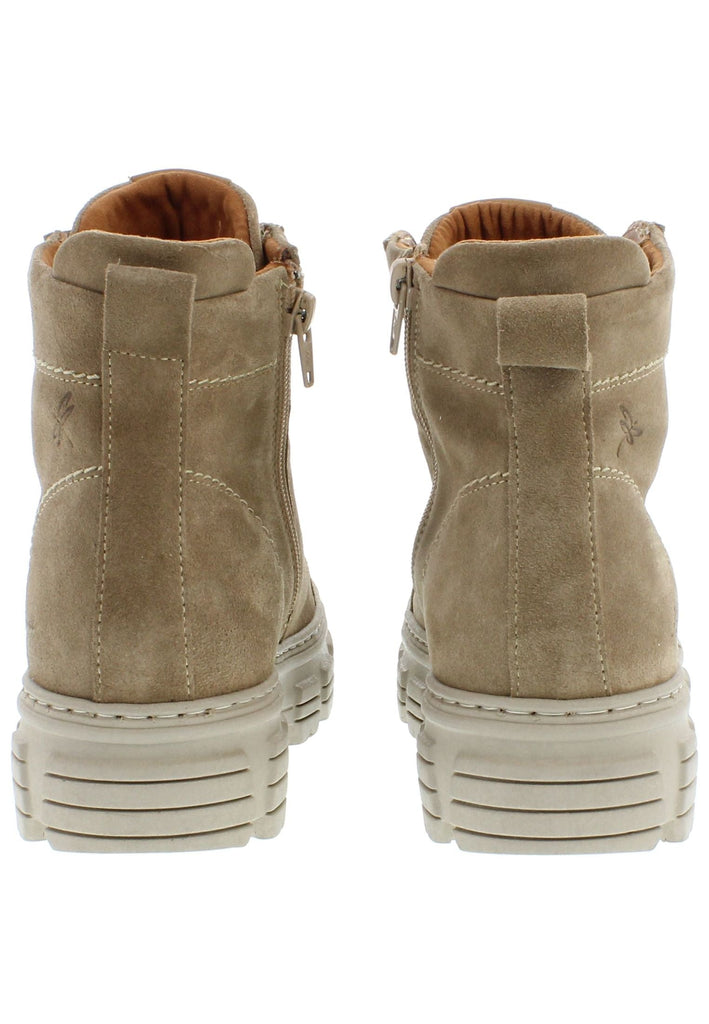 Libelle Stiefelette Veloursleder Dunkelbeige